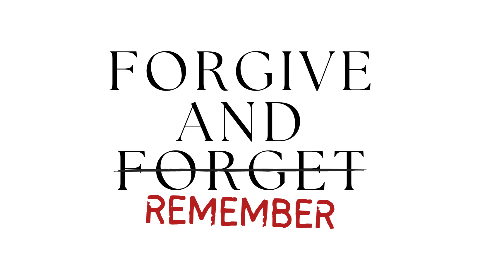 Forgive And Forget