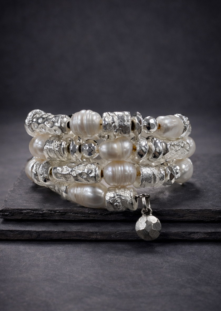 Silverado IX (Triple Wrap Freshwater Pearl)