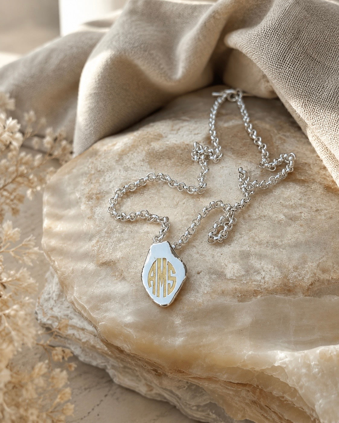 Day 16 - Yours Truly (Monogram Necklace)