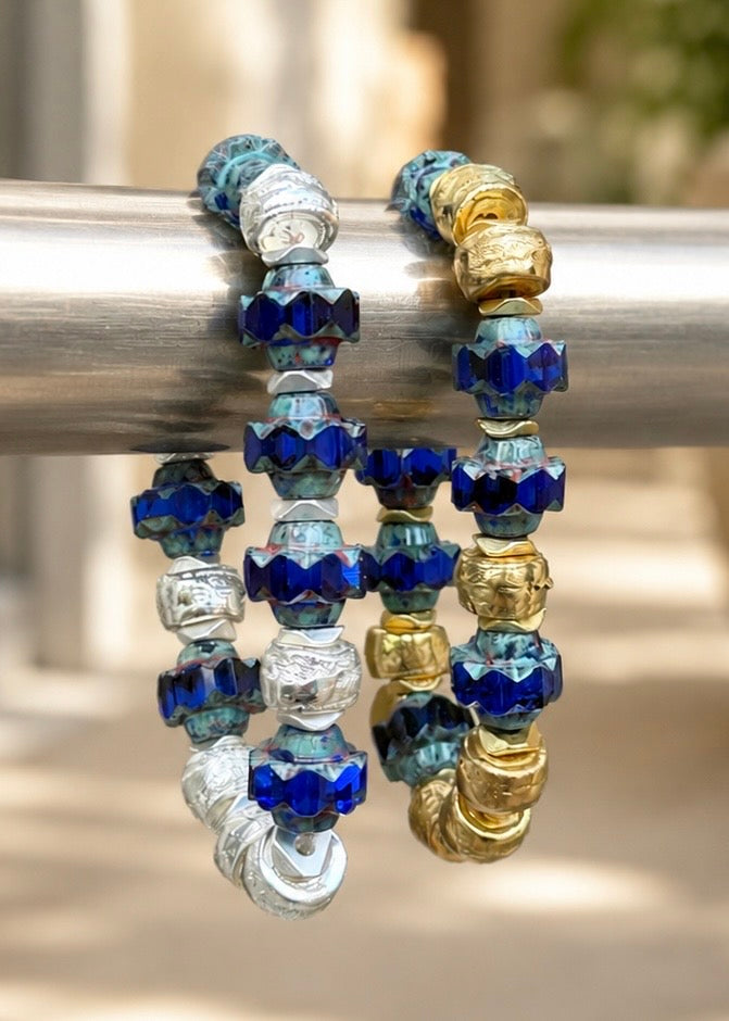 Day 29 - Cobalt Crown (Gold/Silver)