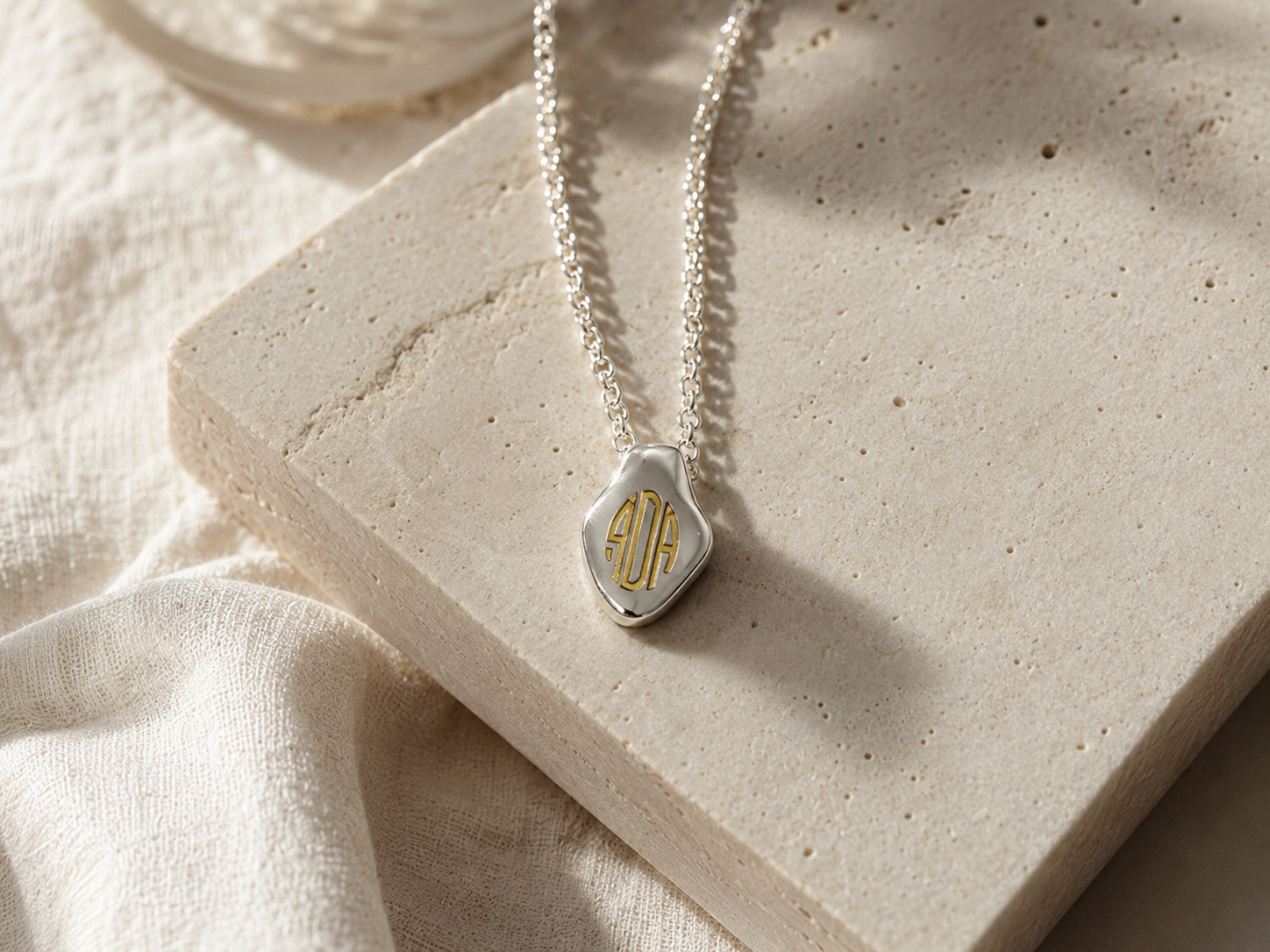 Day 16 - Yours Truly (Monogram Necklace)