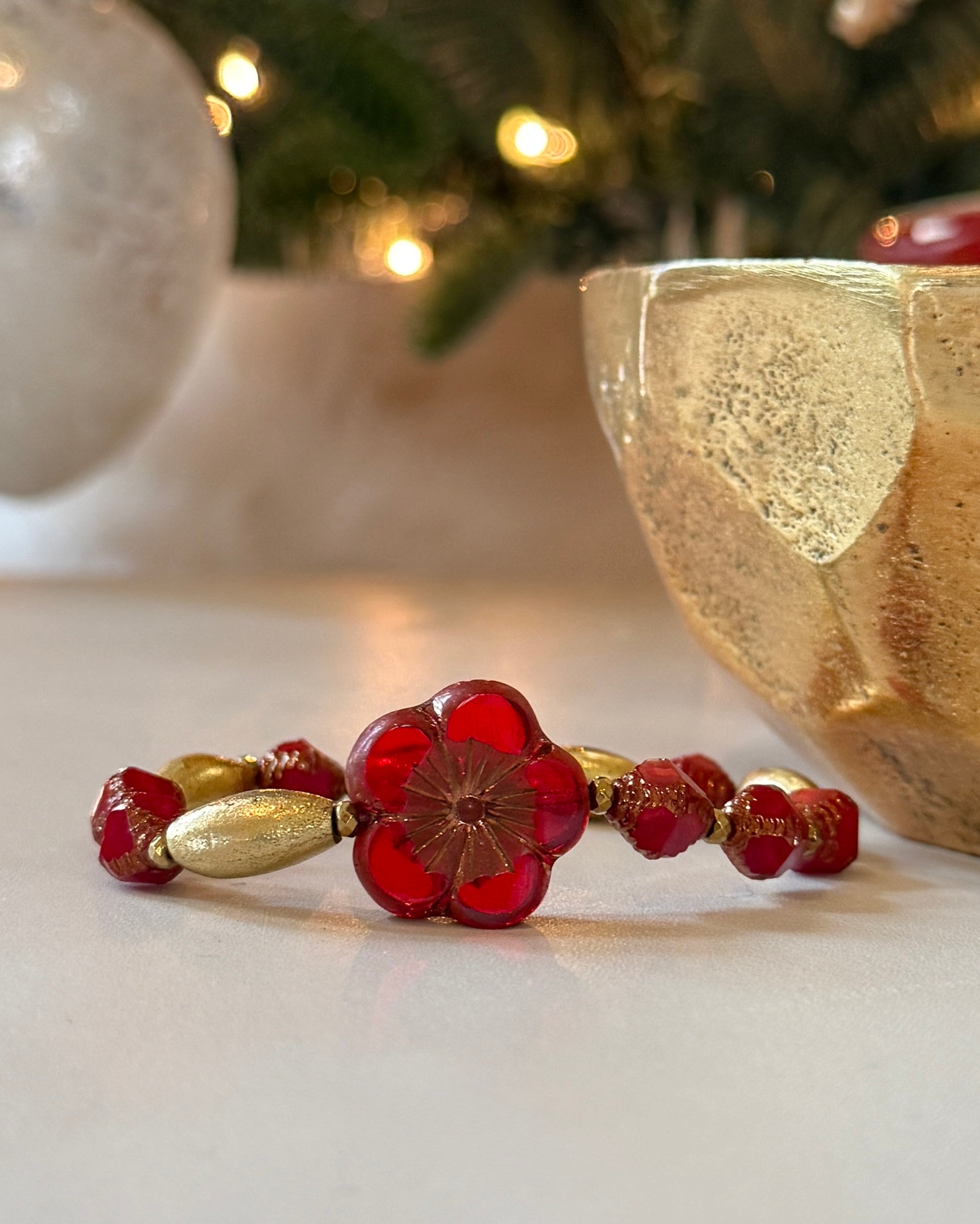 Holiday Collection - Crimson Noel Single Flower