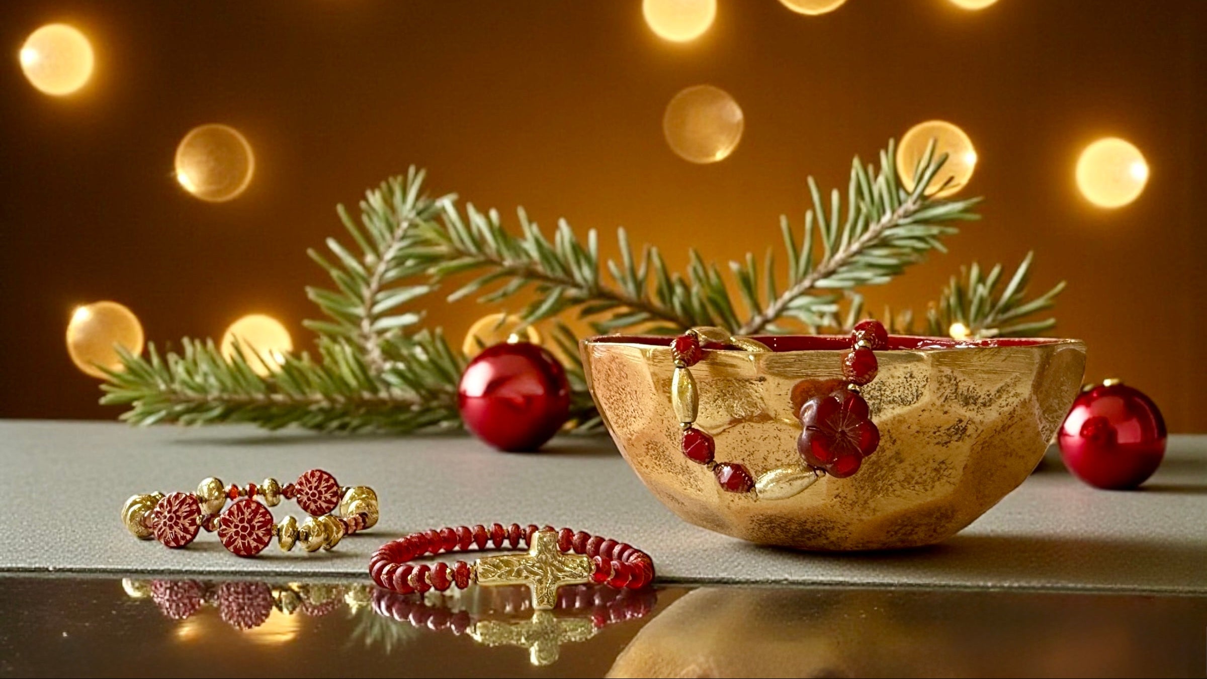 Holiday Collection - Crimson Noel Cross