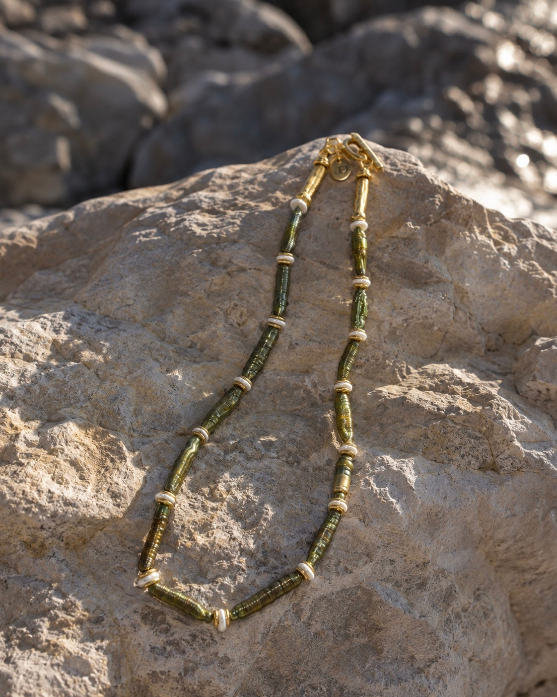 Day 20 - Olive Afterglow Necklace