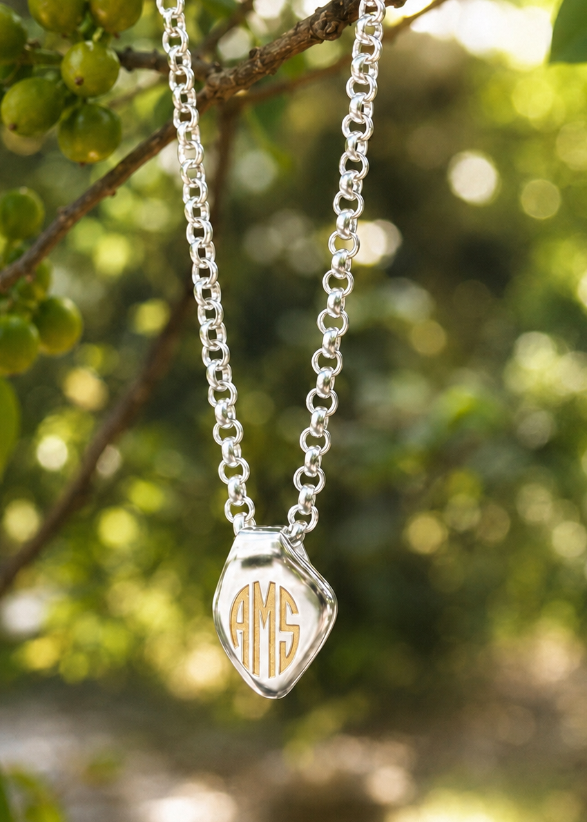 Day 16 - Yours Truly (Monogram Necklace)