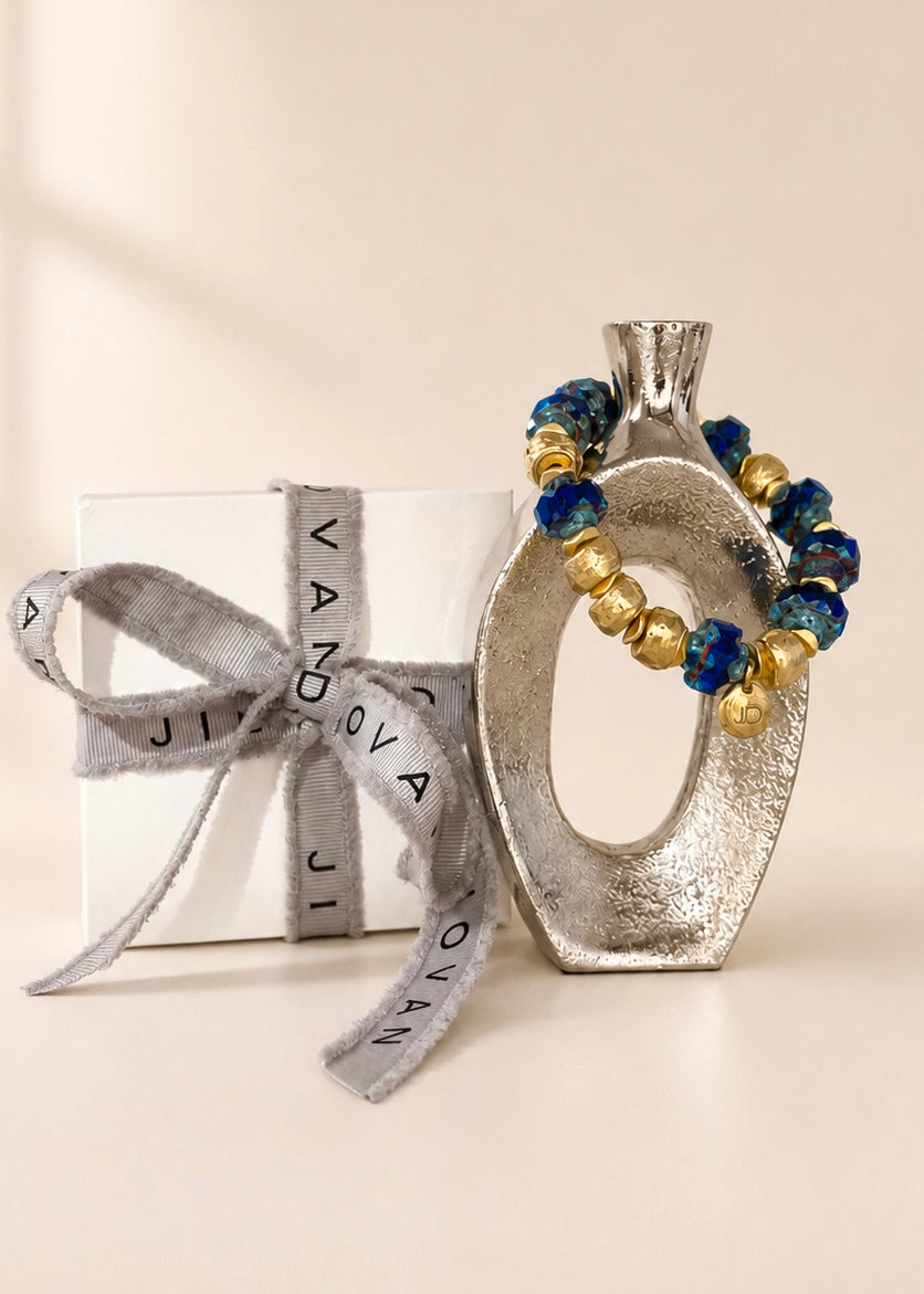 Day 29 - Cobalt Crown (Gold/Silver)