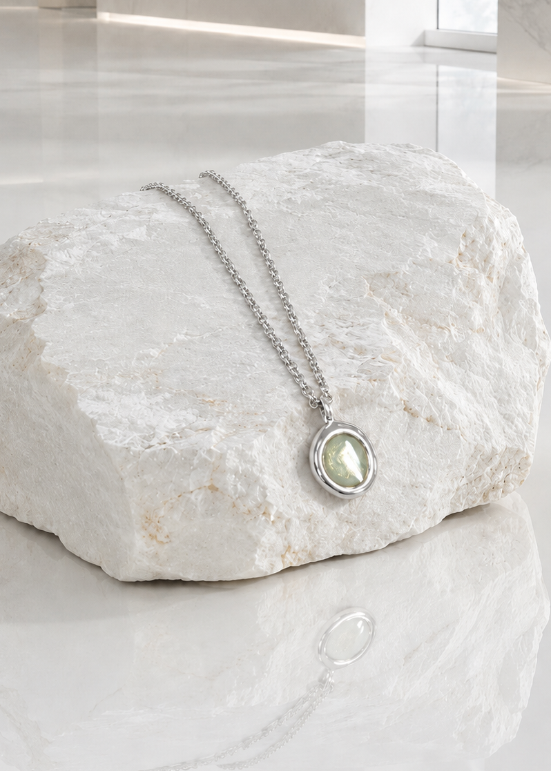 Modern Mint Necklace - Minted Moment (Silver)