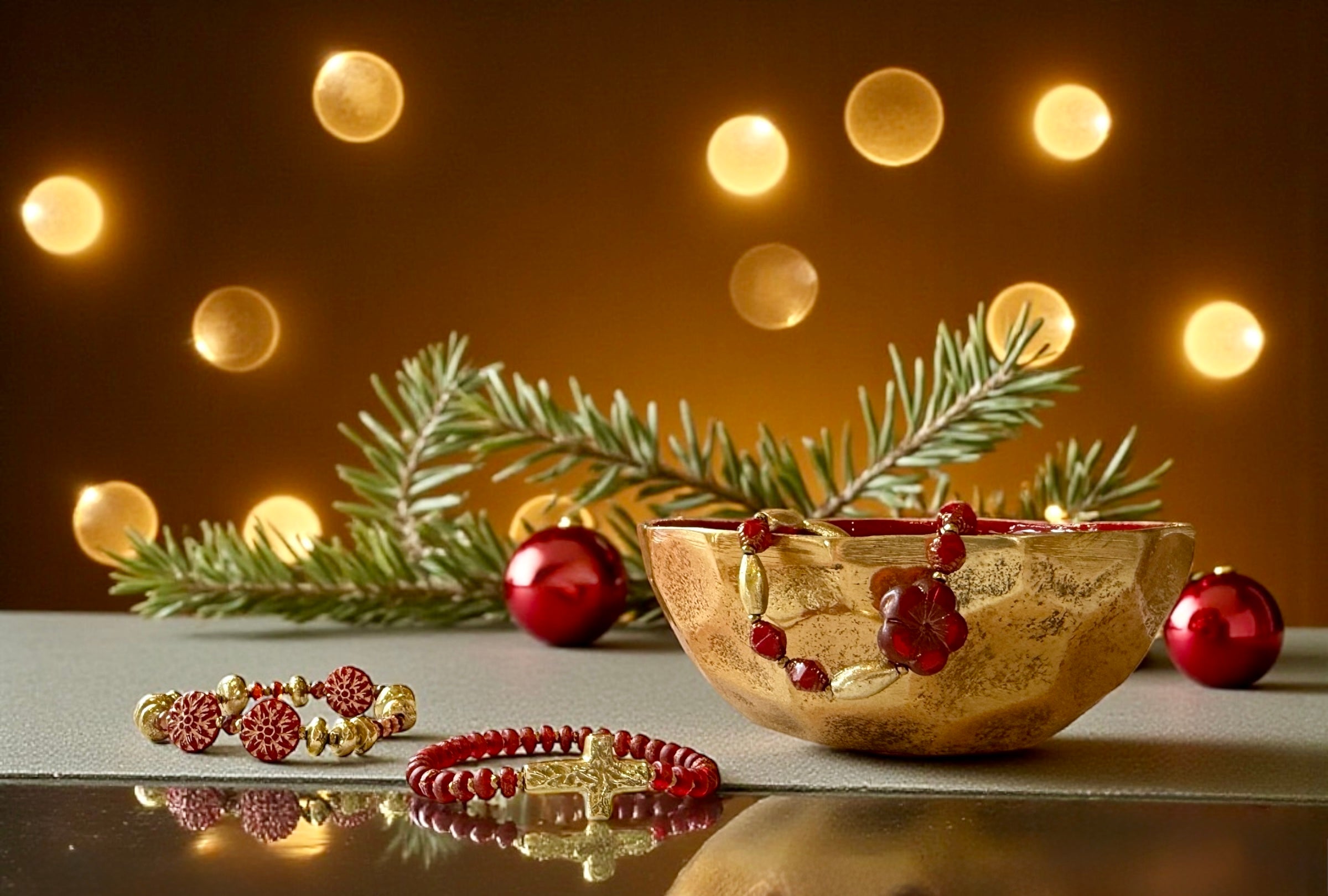 Holiday Collection - Crimson Noel Single Flower