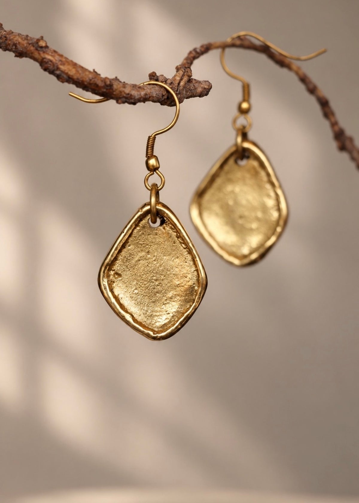 Textured Teardrop Earrings